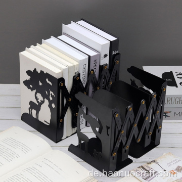Kreativer teleskopischer einfacher faltbarer Bücherständer für Studenten